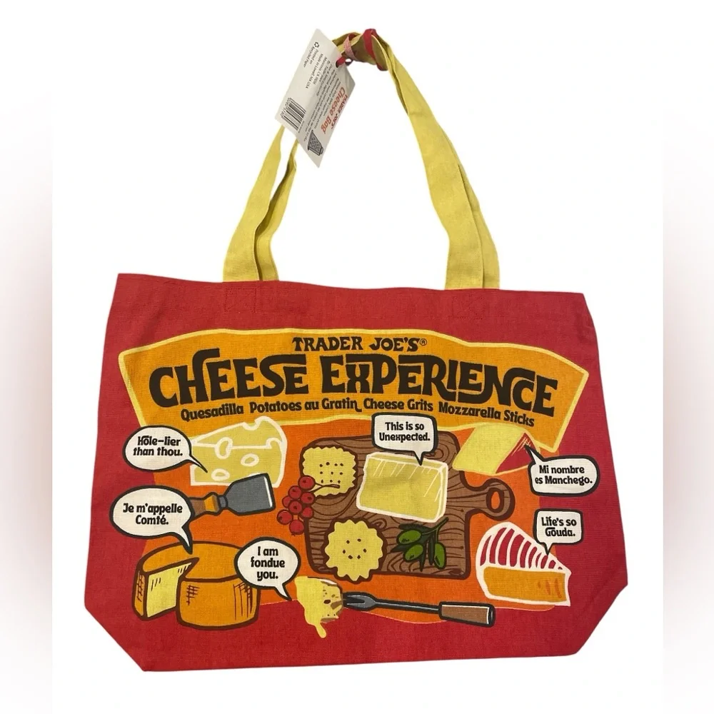 Trader Joe’s Cheese Experience Reusable Tote Bag